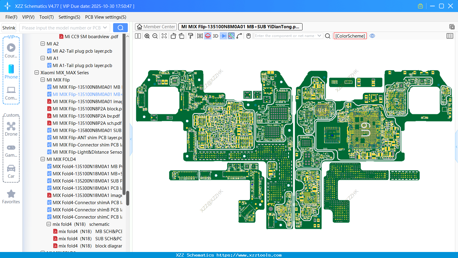 Xiaomi MI MIX Flip-135100N8M0A01 MB+SUB bitmap